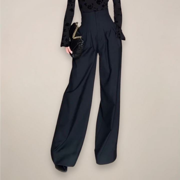 Clara | High-Waist Wide-Leg Trousers