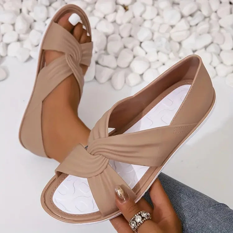 Camille | Women's Twist Knot Slide Sandals