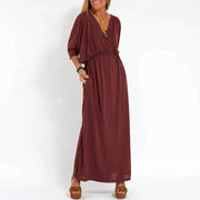 Elina | Women's Wrap Cocktail Maxi Dress