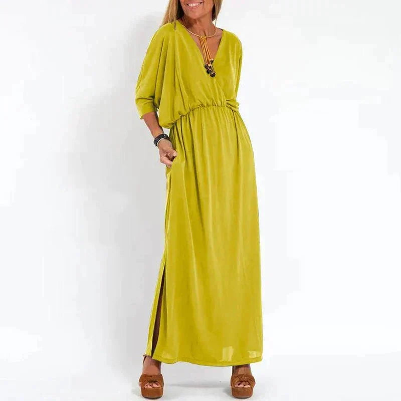 Elina | Women's Wrap Cocktail Maxi Dress