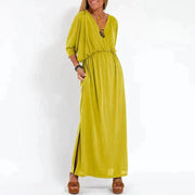 Elina | Women's Wrap Cocktail Maxi Dress