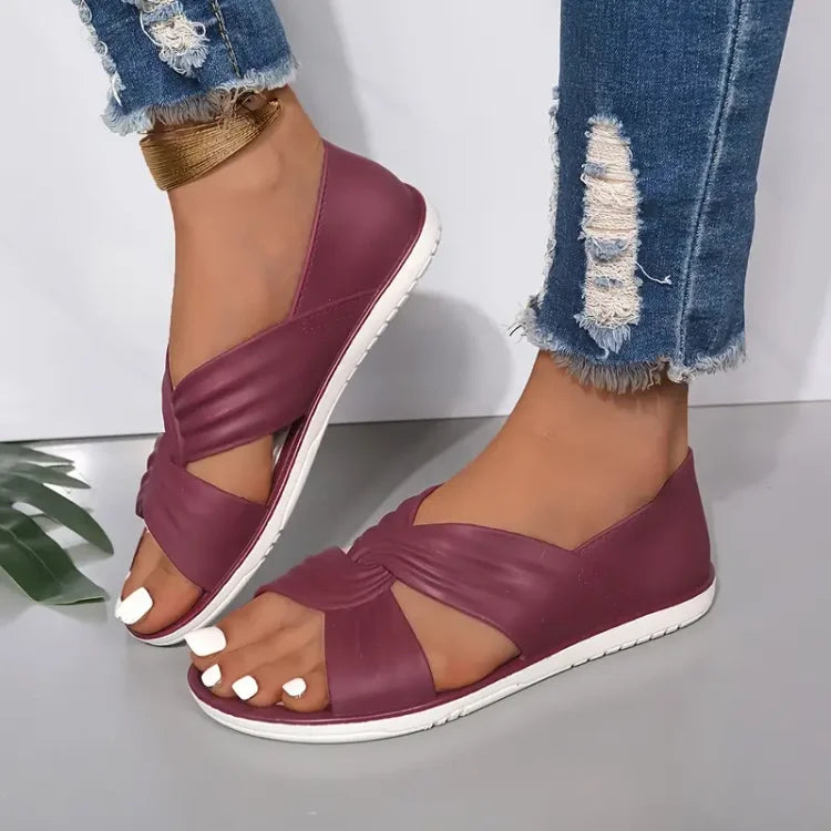 Camille | Women's Twist Knot Slide Sandals