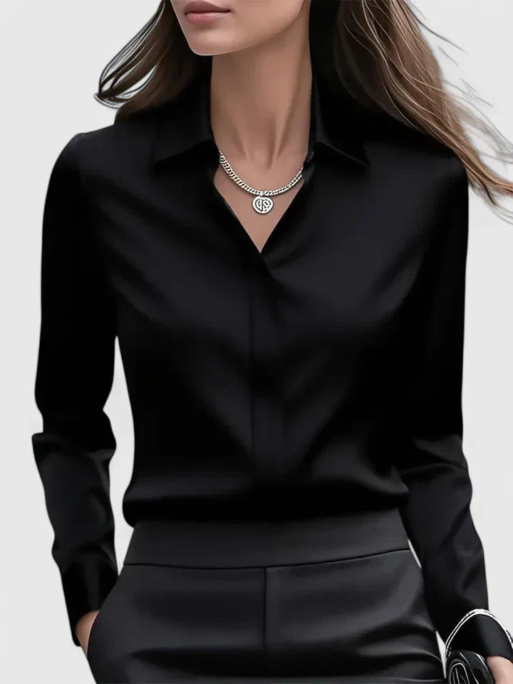 Tania | Women's Satin Blouse