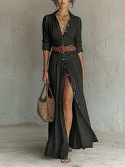 Regine | Women's Shirt Summer Maxi Dress