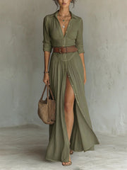 Regine | Women's Shirt Summer Maxi Dress