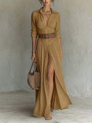 Regine | Women's Shirt Summer Maxi Dress