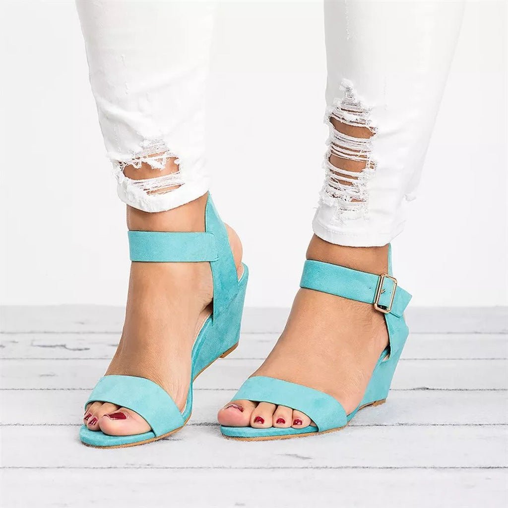 Amelia | Women's Wedge Ankle Strap Sandals