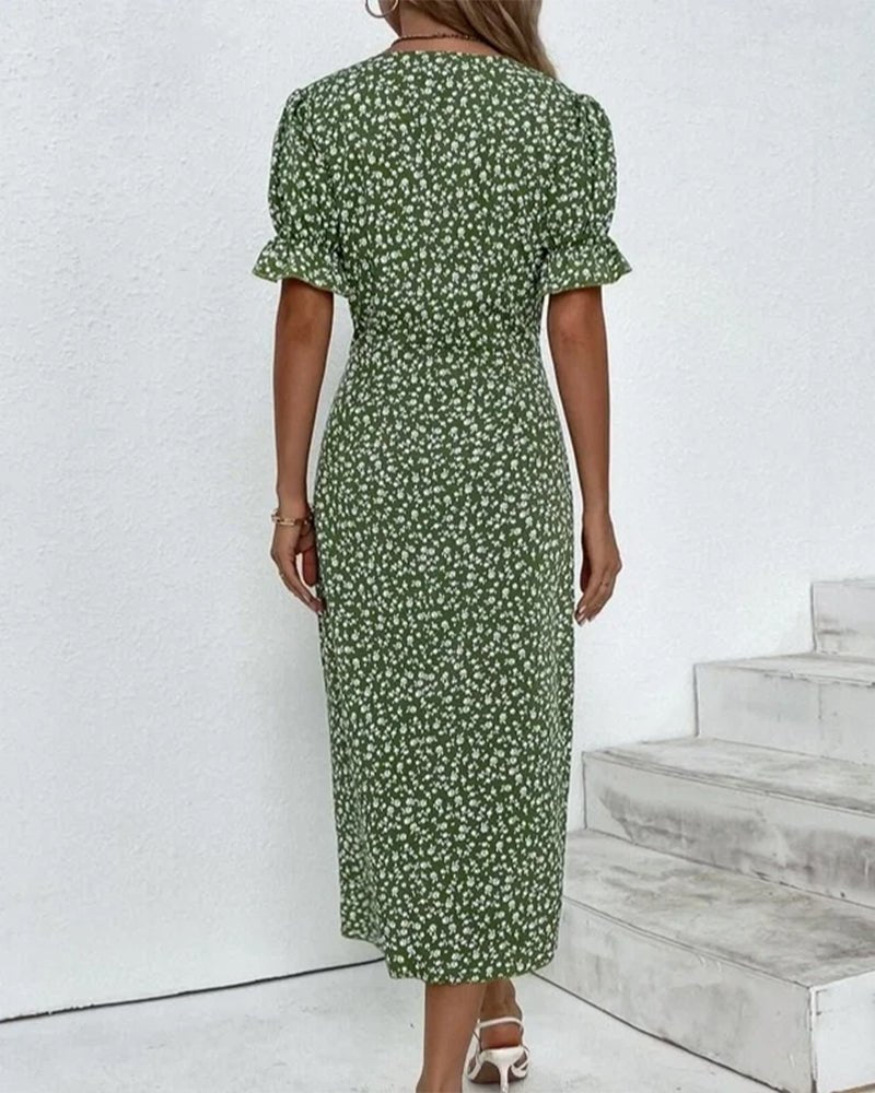 Flora | Women's Floral Summer Midi Dress