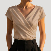 Cindy | Women's Wrap Blouse