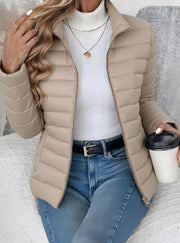 Ingrid | Women's Lightweight Funnel Neck Puffer Jacket