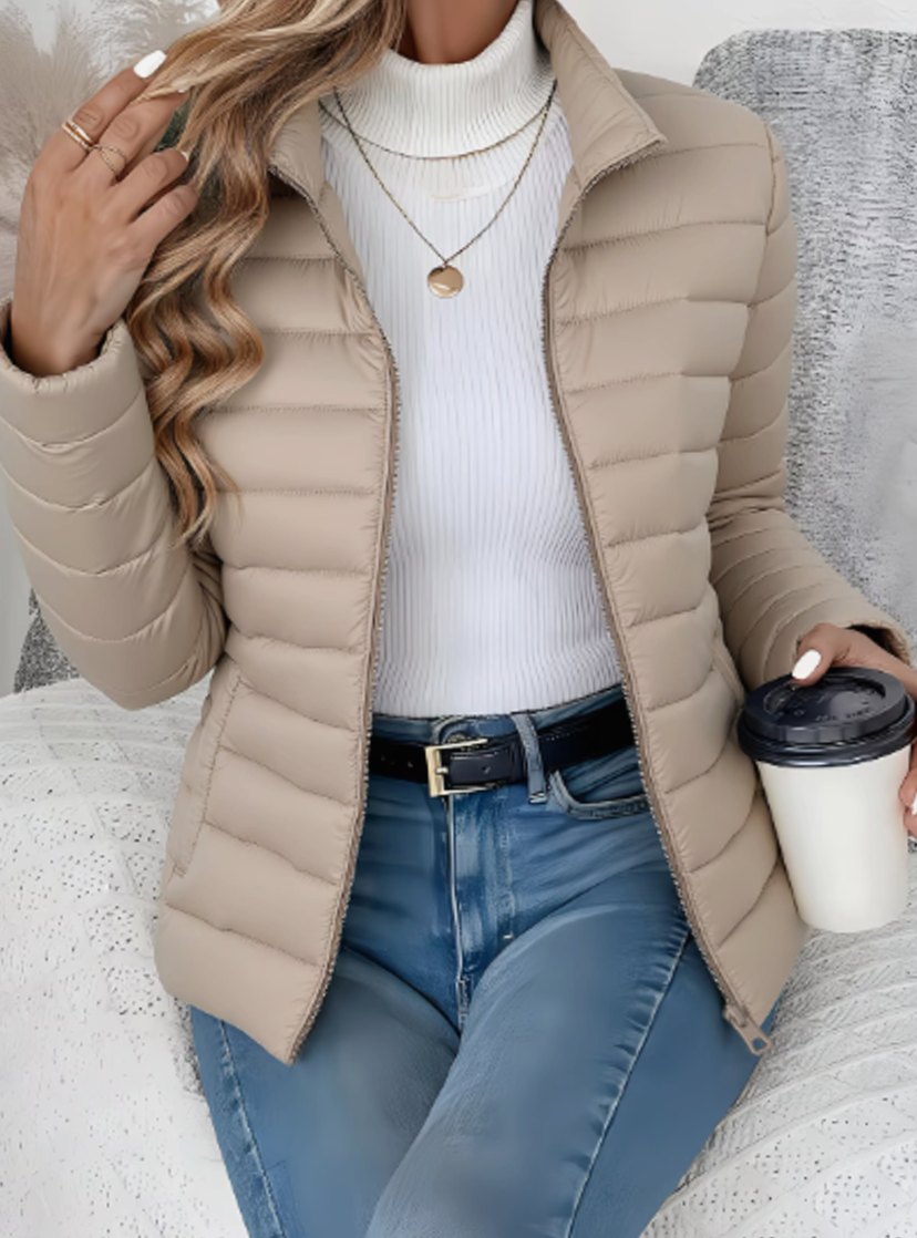 Ingrid | Women's Lightweight Funnel Neck Puffer Jacket