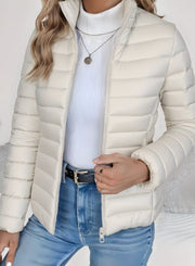 Ingrid | Women's Lightweight Funnel Neck Puffer Jacket