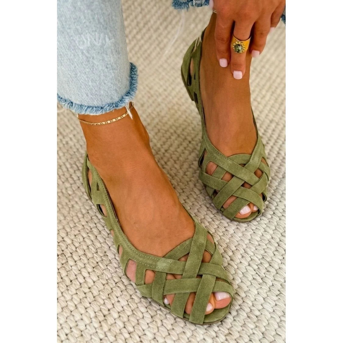 Aveline | Women's Suede Sandals