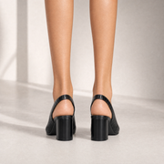Eve | Chaussures à talons carrés avec bride arrière pour femme