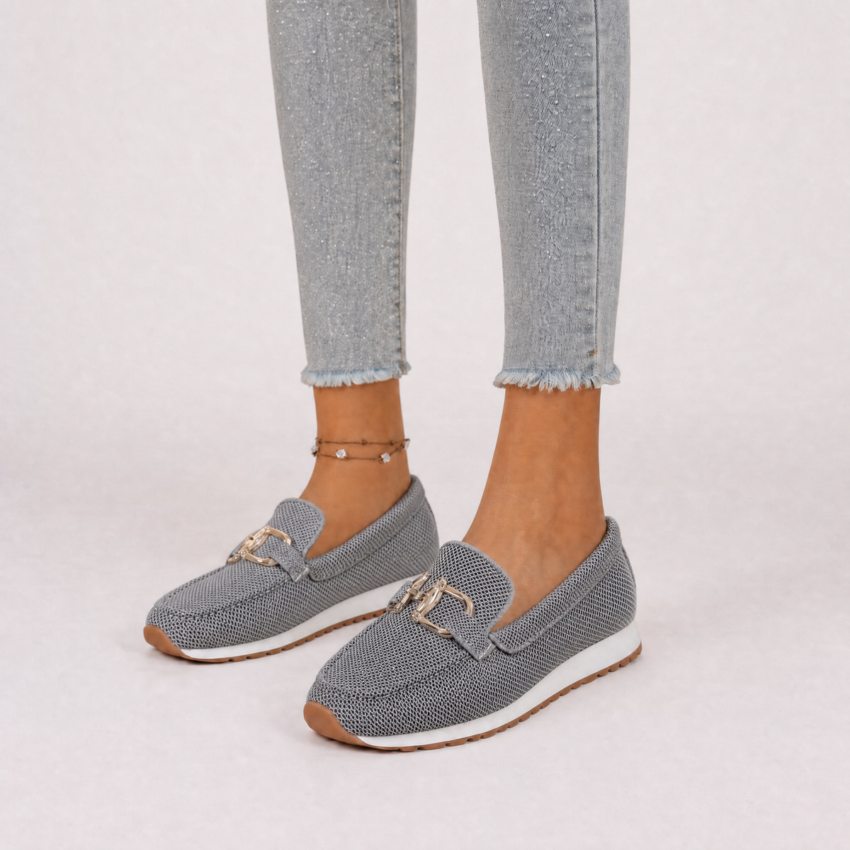Aveline | Women's Chain Buckle Loafers
