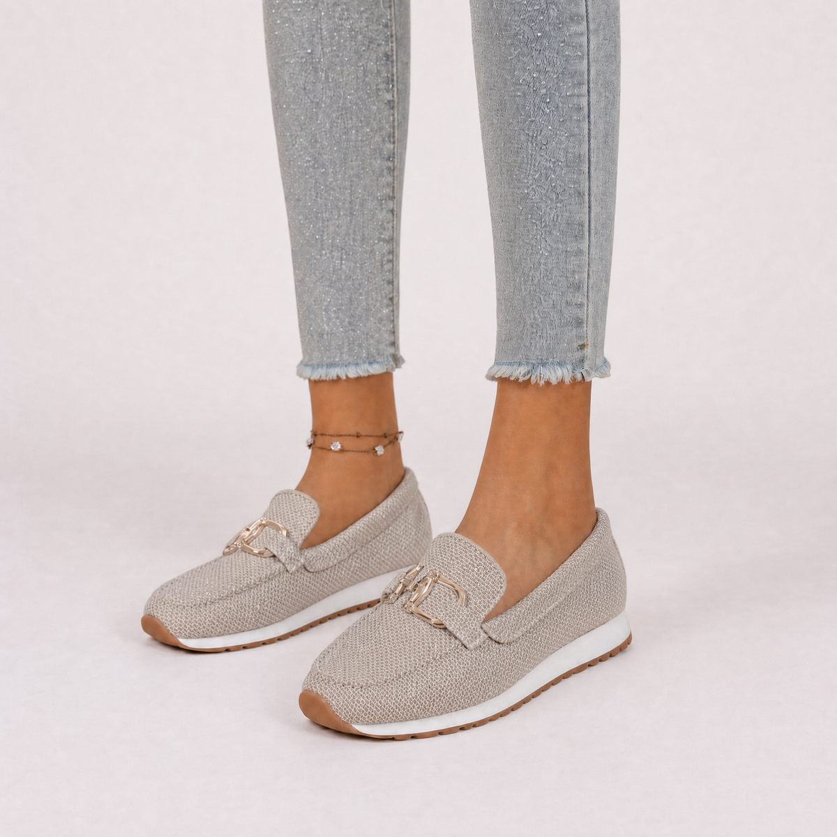 Aveline | Women's Chain Buckle Loafers