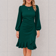 Sara | Women's Ruffle Hem Cocktail Mini Dress