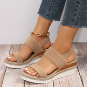 Isla | Women's Elastic Strap Platform Sandals