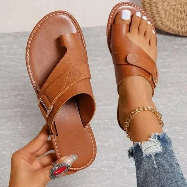Gracie | Women's Flat Slide Sandals