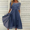 Anastasia | Women's Lace Formal Midi Dress