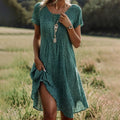 Lea | Women's Polka Dot Midi Dress