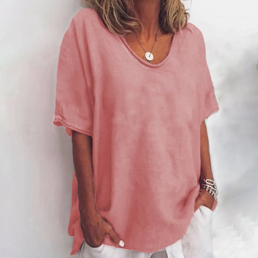 Ottavia | Women's Oversized V-Neck T-Shirt