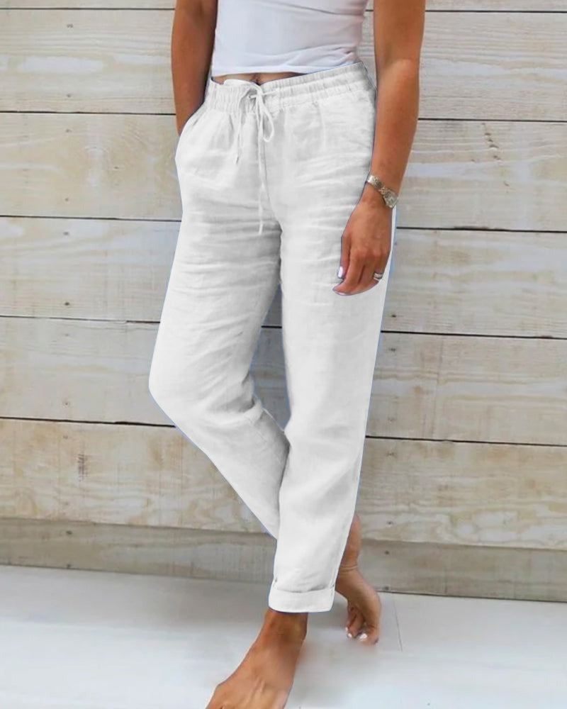 Isadora | Women's Linen Pants