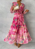 Rosa | Women's Wrap Summer Maxi Dress
