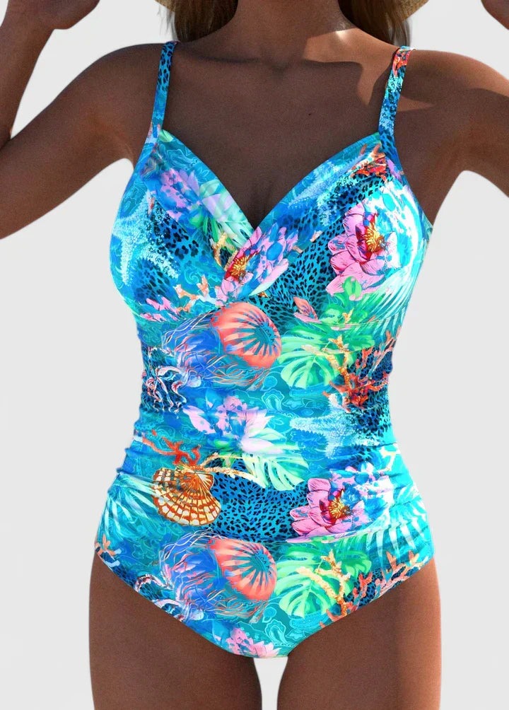 Fantine | Women's Floral One Piece Swimsuit