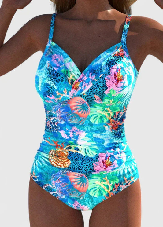 Fantine | Women's Floral One Piece Swimsuit