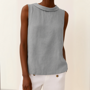 Corinna | Women's Linen Tank Top