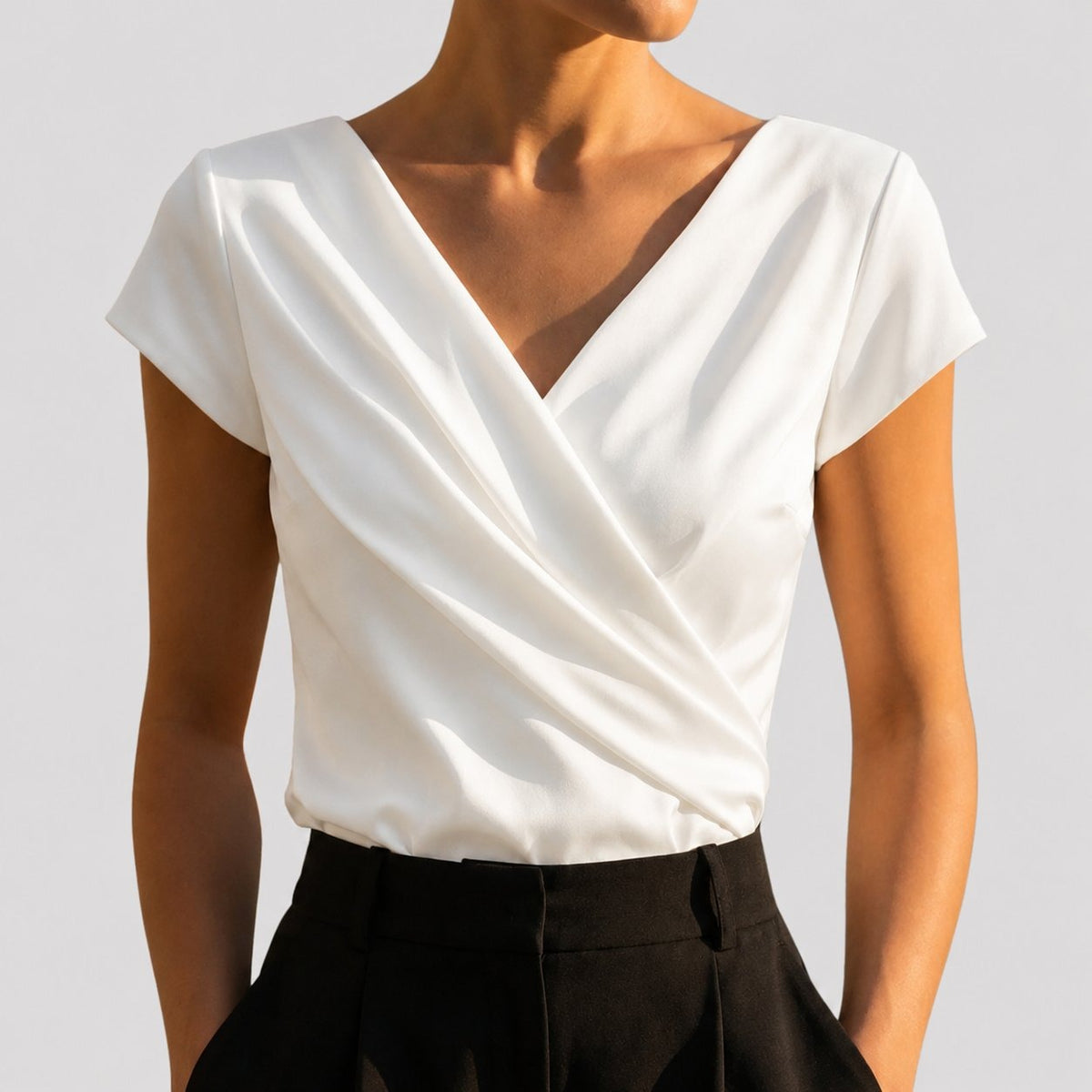 Cindy | Women's Wrap Blouse