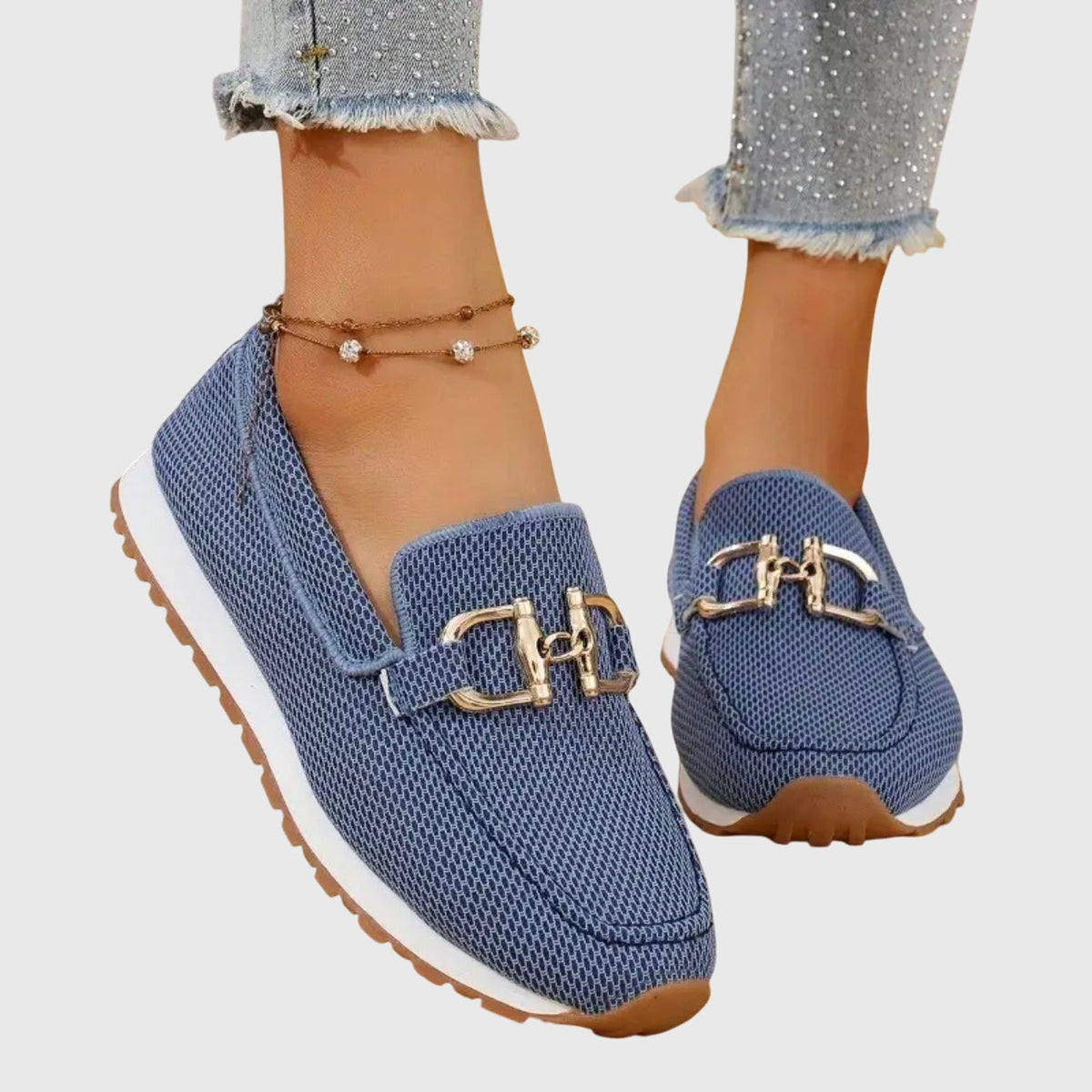 Aveline | Women's Chain Buckle Loafers