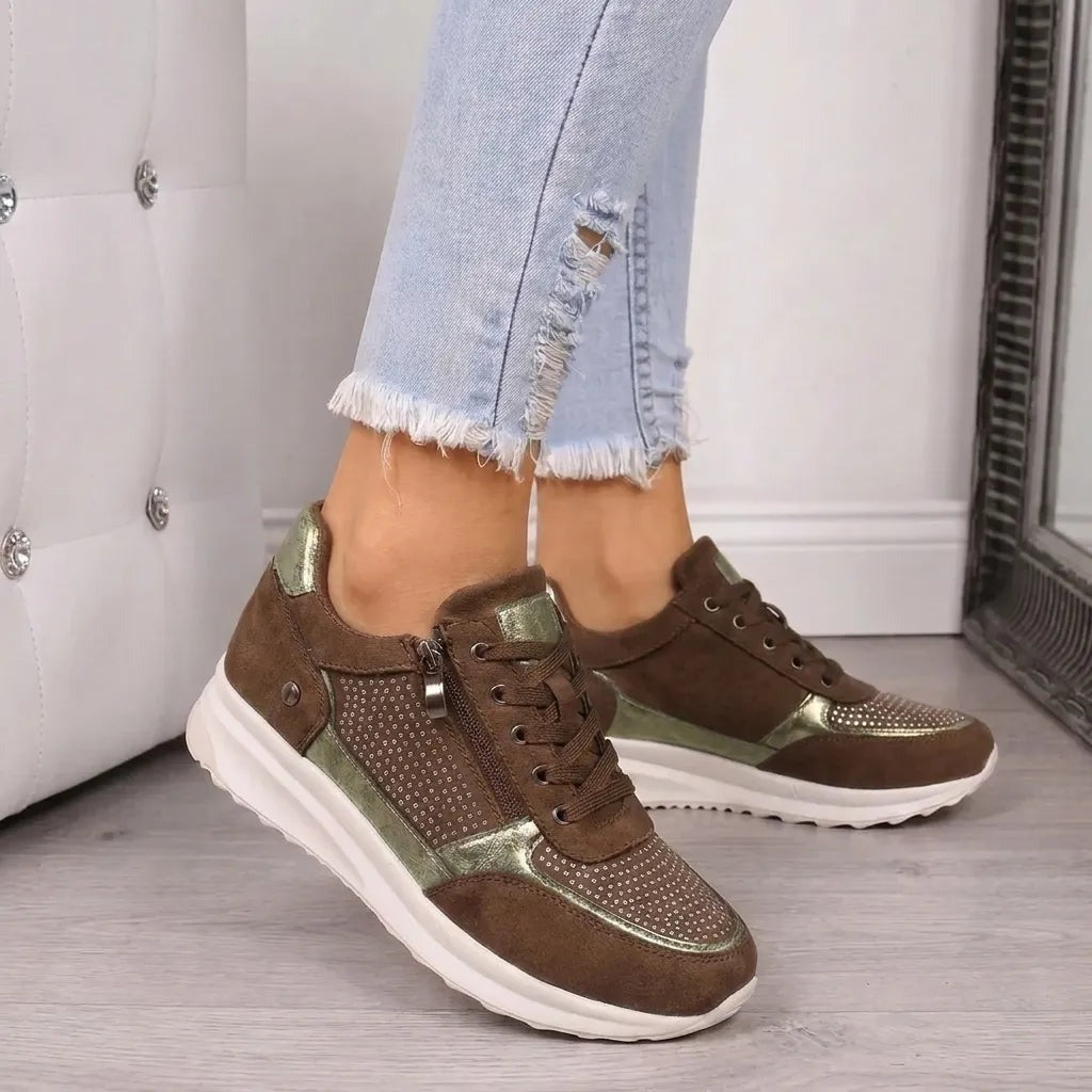 Carolin | Women's Zip-Up Sneakers
