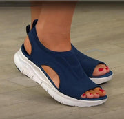 Eleanor | Women's Knit Slip-On Sandals