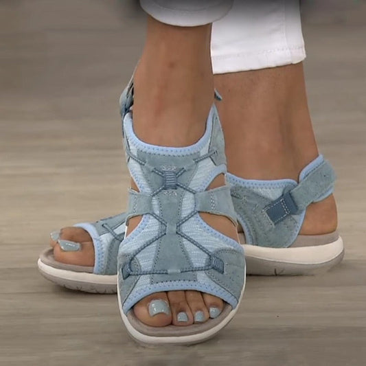 Victoria | Women's Velcro Strap Sport Sandals