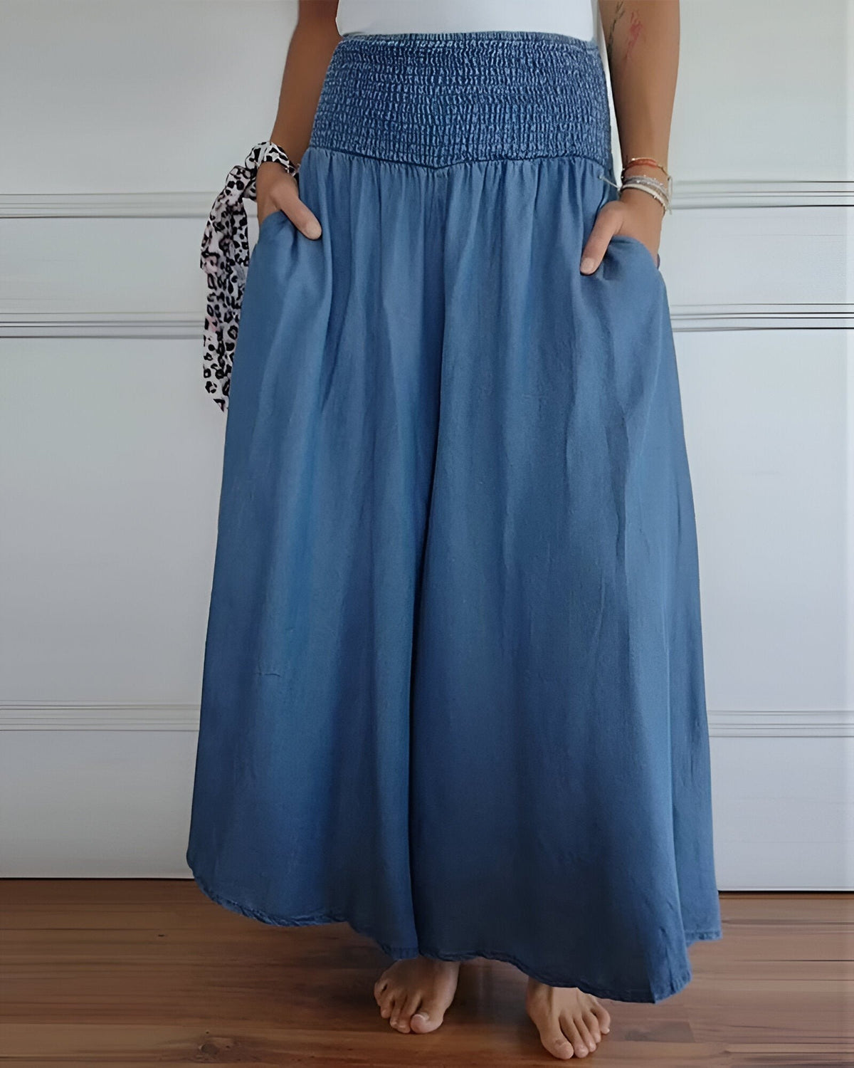Rosa | Women's High-Waist Palazzo Pants