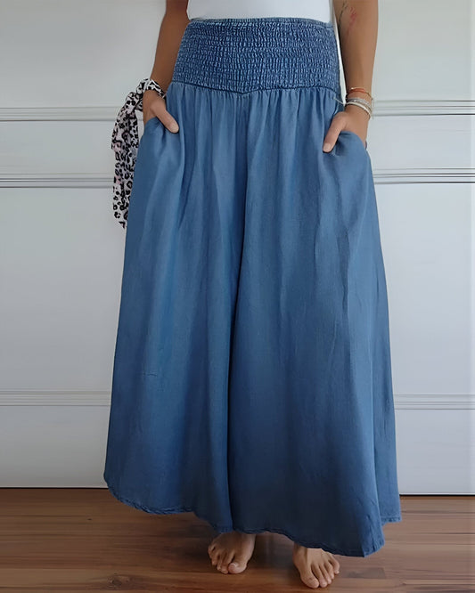 Rosa | Women's High-Waist Palazzo Pants