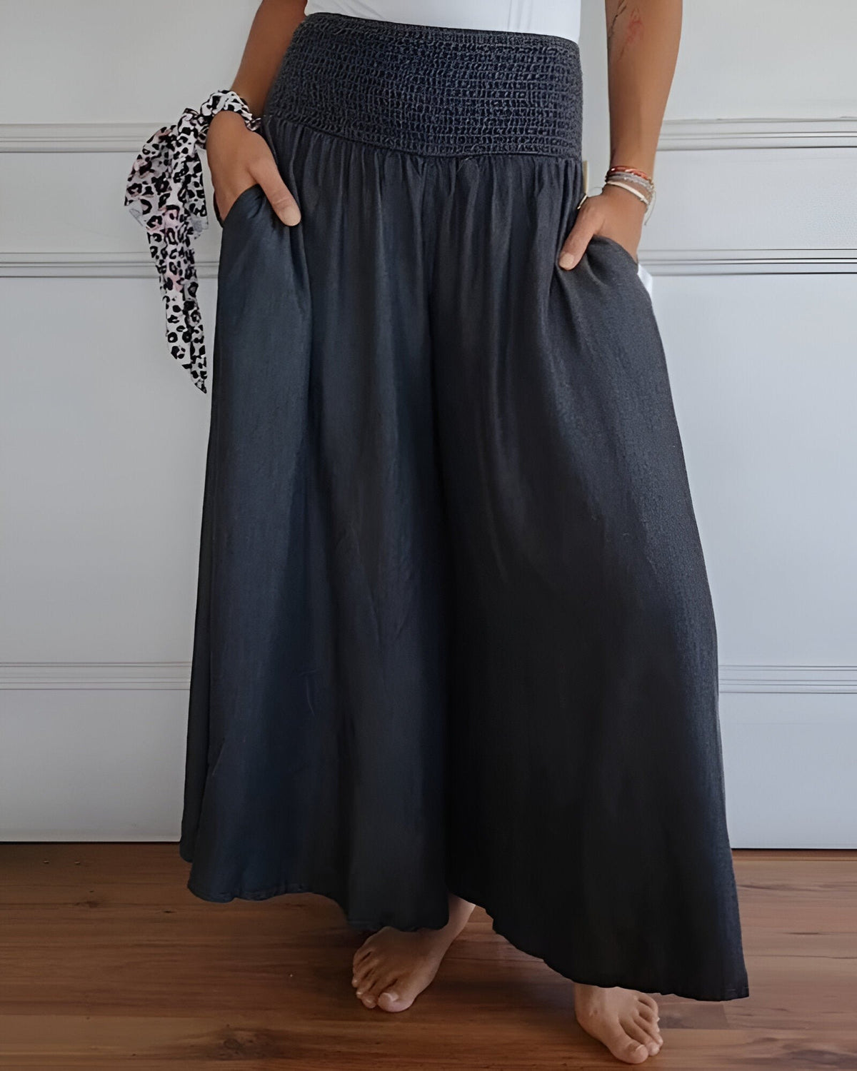 Rosa | Women's High-Waist Palazzo Pants