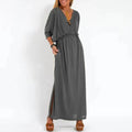 Elina | Women's Wrap Cocktail Maxi Dress