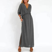 Elina | Women's Wrap Cocktail Maxi Dress