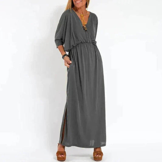 Elina | Women's Wrap Cocktail Maxi Dress