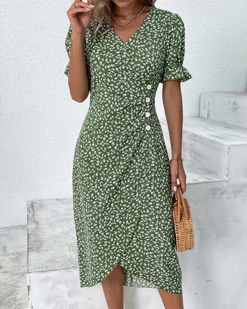 Flora | Women's Floral Summer Midi Dress
