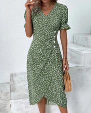 Flora | Women's Floral Summer Midi Dress