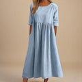 Hazel | Women's Smock Summer Midi Dress