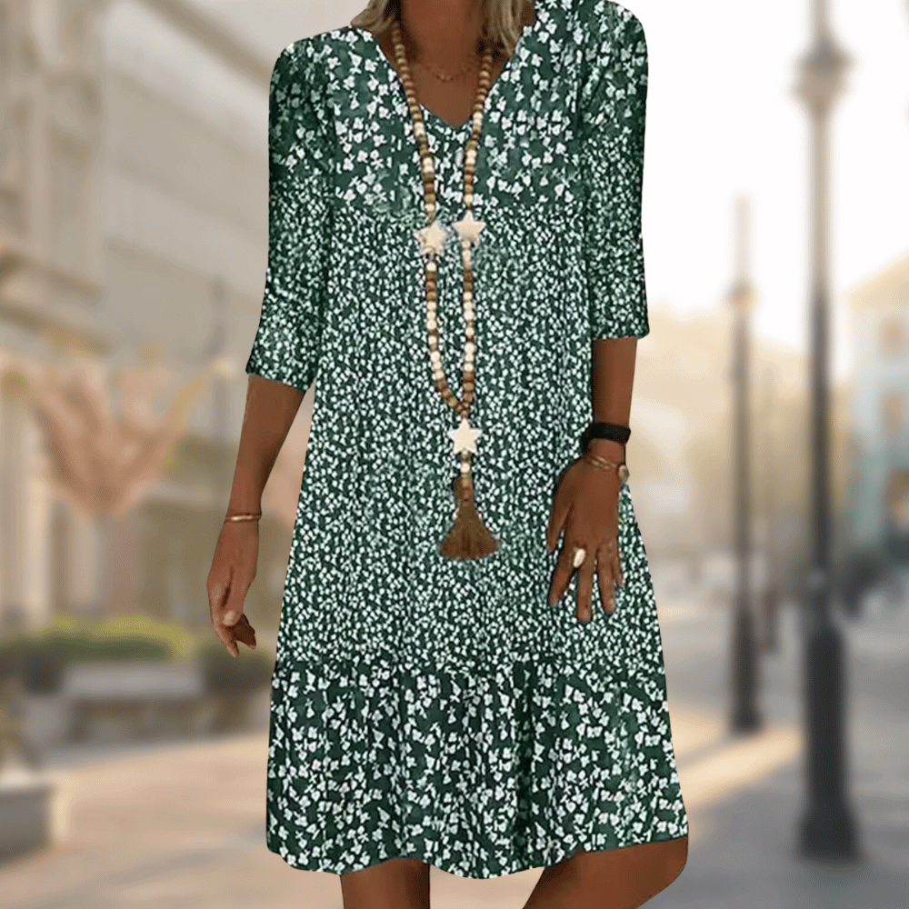 Odile | Women's Ditsy Summer Midi Dress