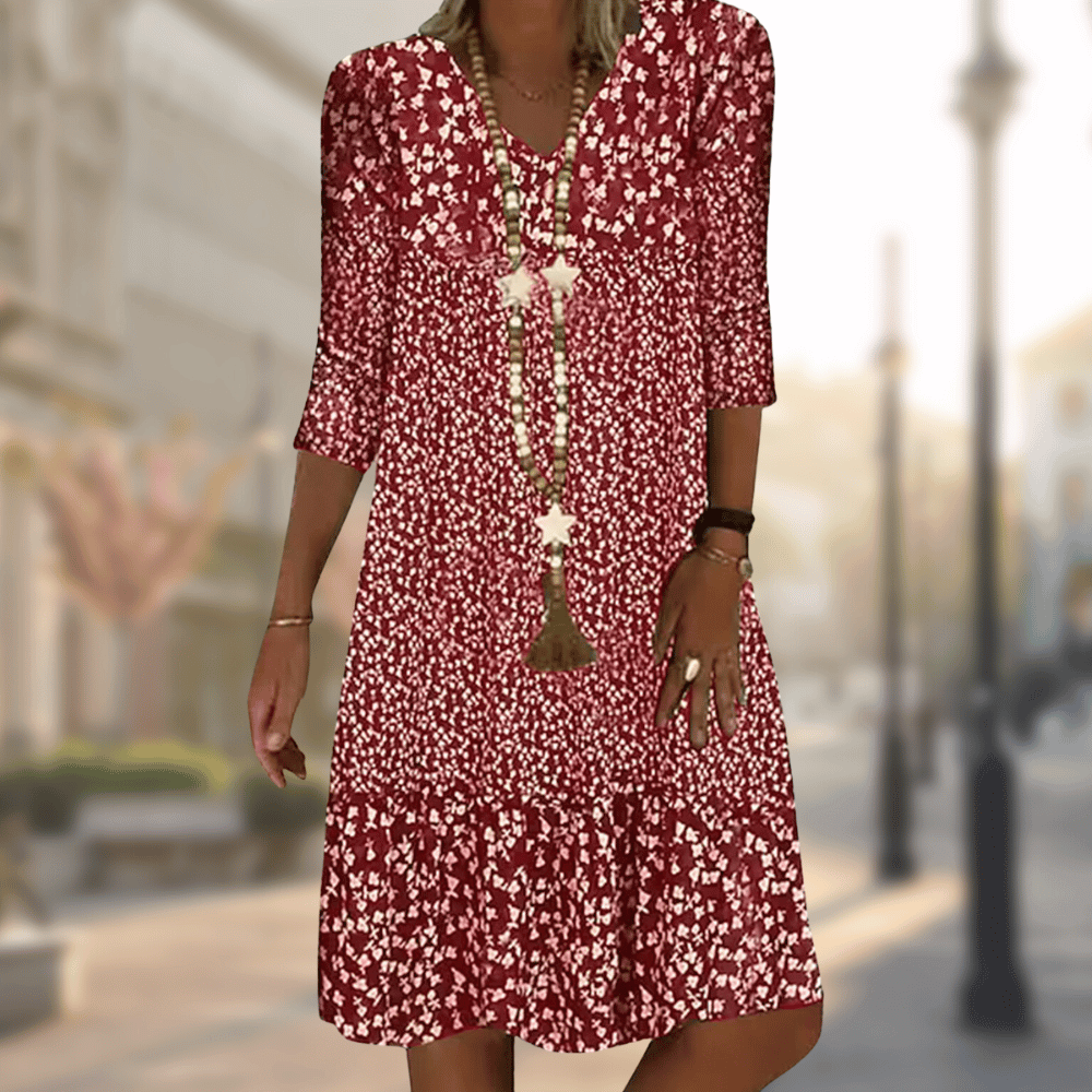 Odile | Women's Ditsy Summer Midi Dress
