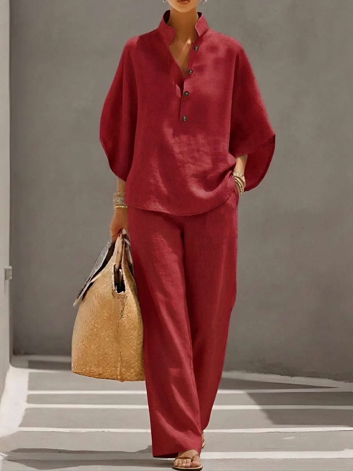 Roberta | Shirt & Pants Two-Piece Set