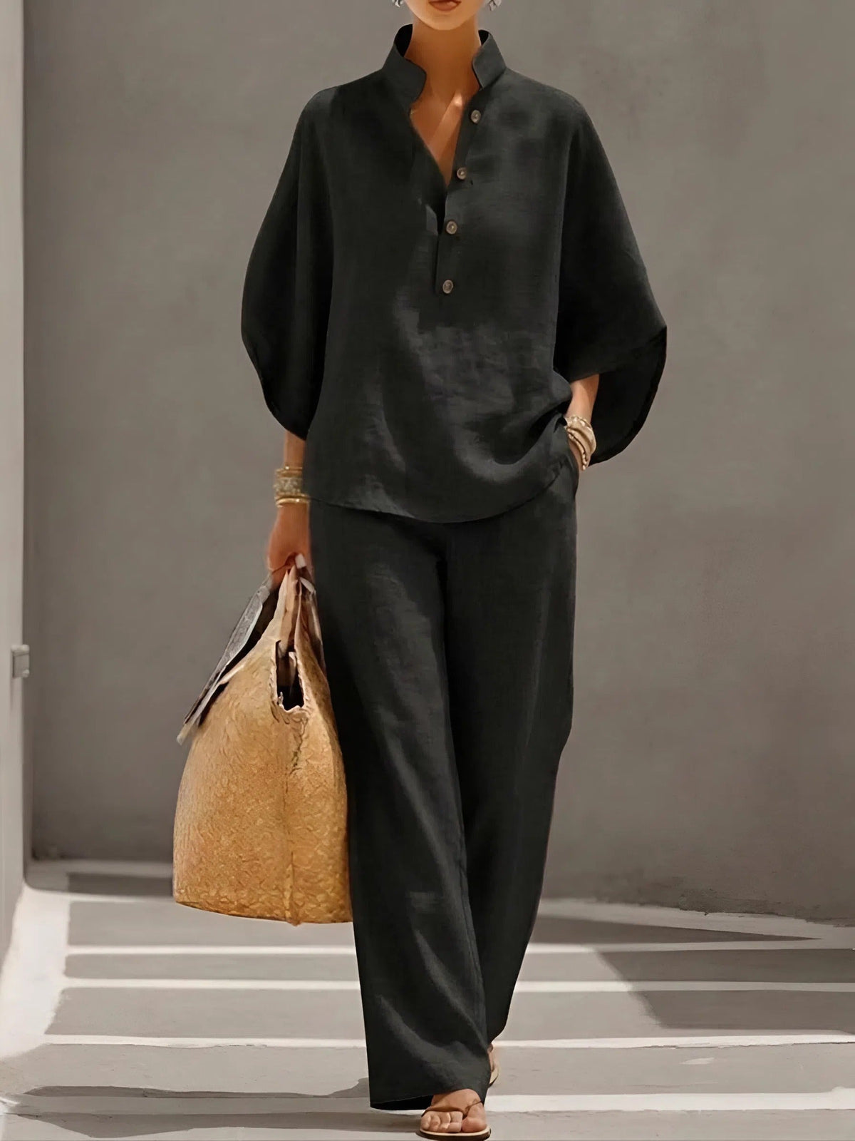 Roberta | Shirt & Pants Two-Piece Set