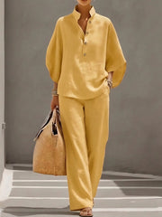 Roberta | Shirt & Pants Two-Piece Set